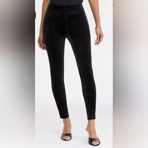 INC International Concepts Women's Black Velvet Skinny Pants